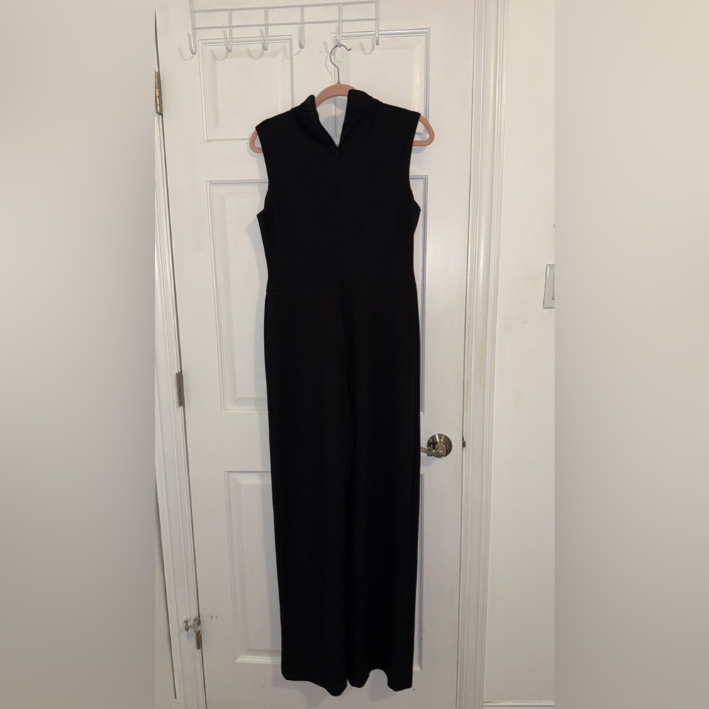 Black elegant overalls